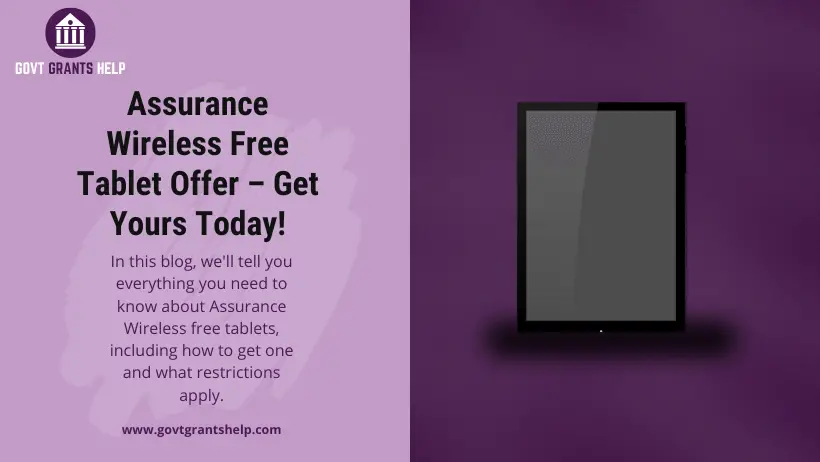 Assurance wireless free tablet