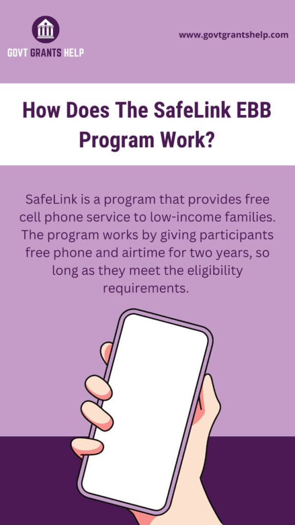 Safelink ebb program application