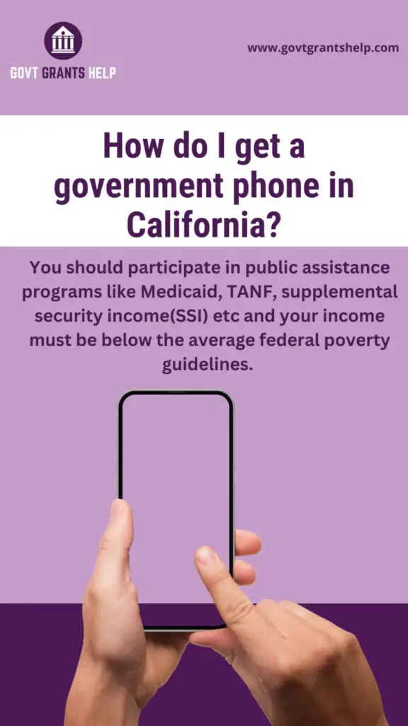 California free phones for low-income