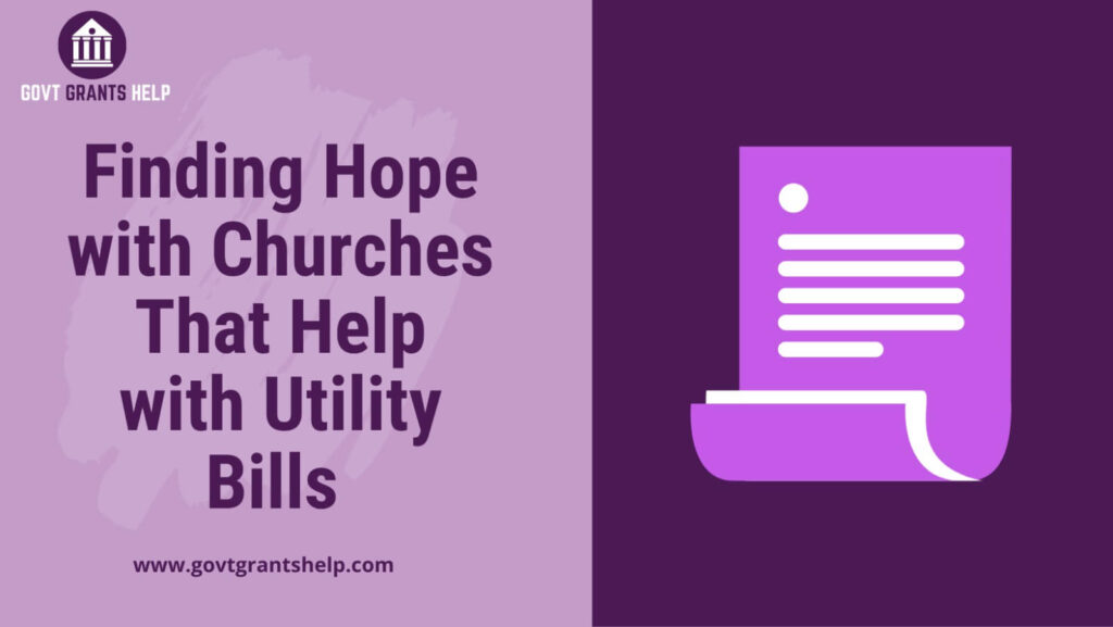 Churches that help with utility bills
