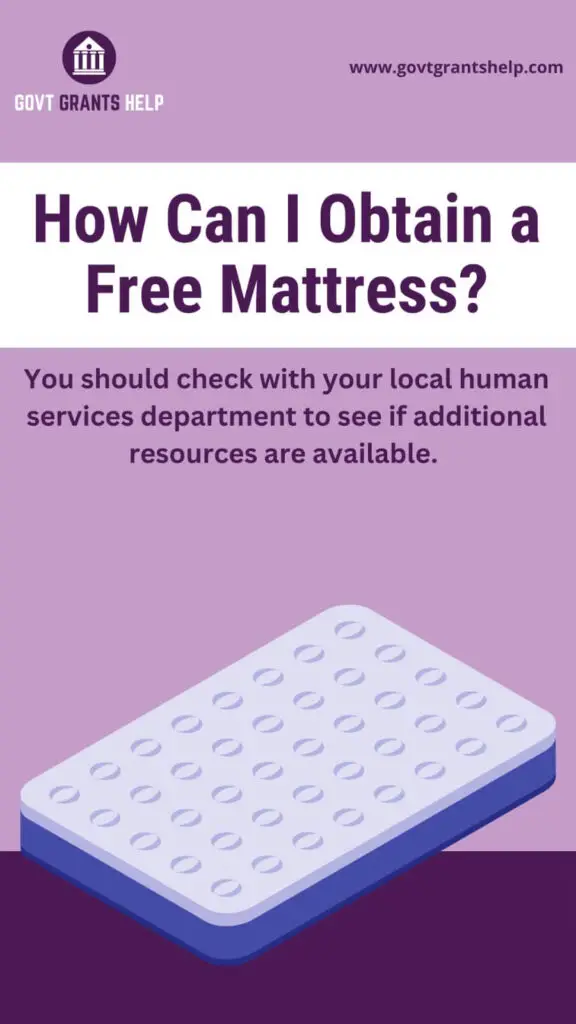 Free mattress near me