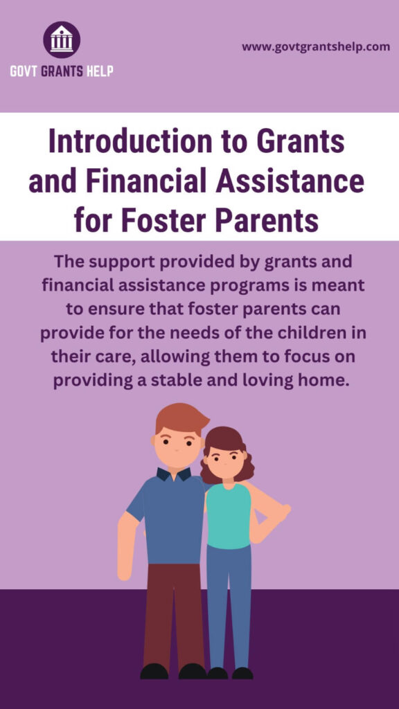 Grants for foster parents to buy a home