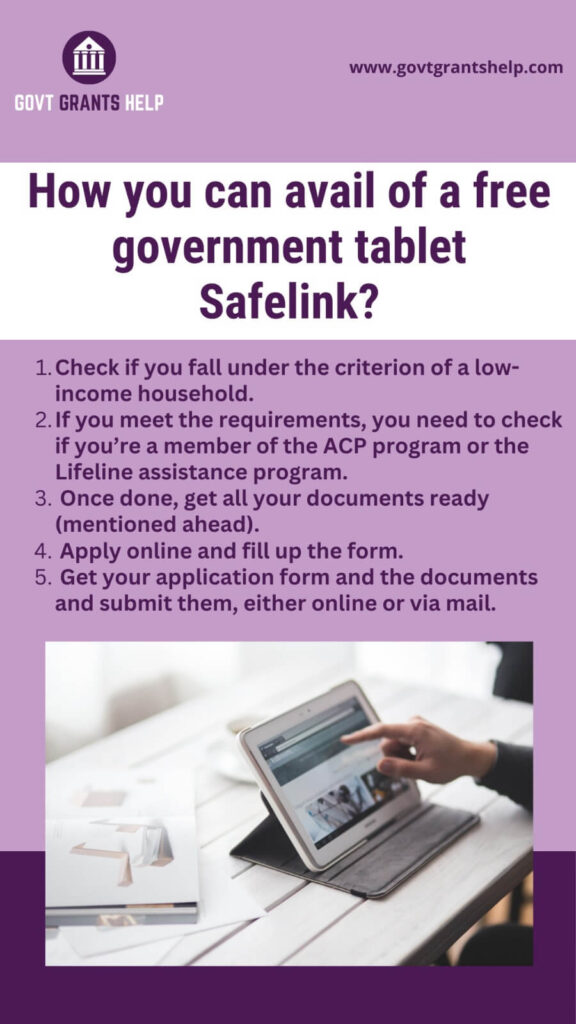 Safelink free tablet application