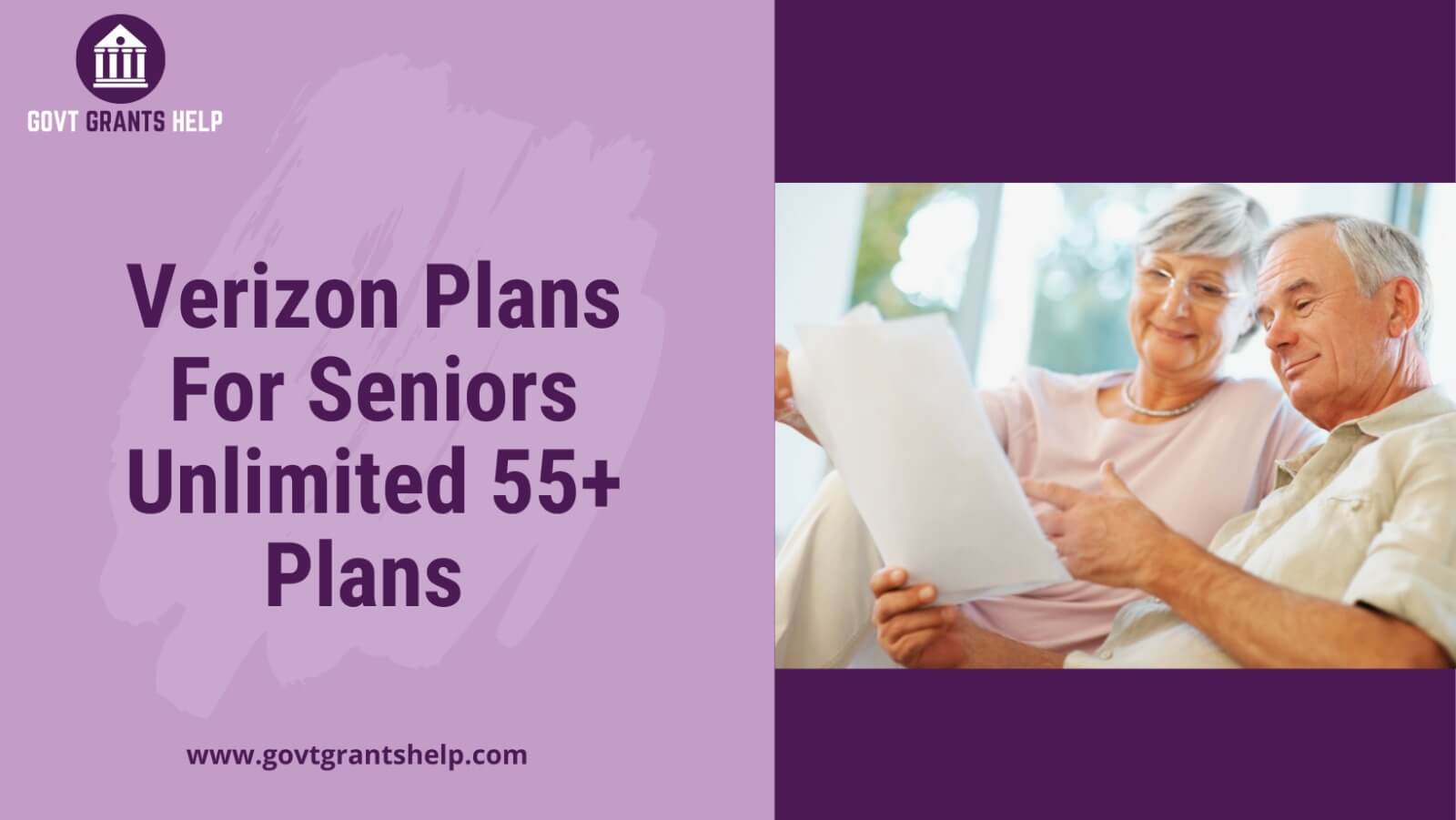 Verizon Cell Phone Plans For Seniors Unlimited 55+ Plans Govt